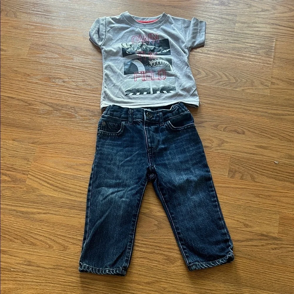 OshKosh B'gosh Blue and Gray Kids Matching Set